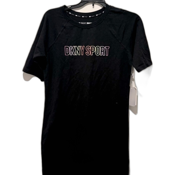 DKNY Sport Womens Ombre Logo Dress Black Size Small NWTs - Picture 12 of 16